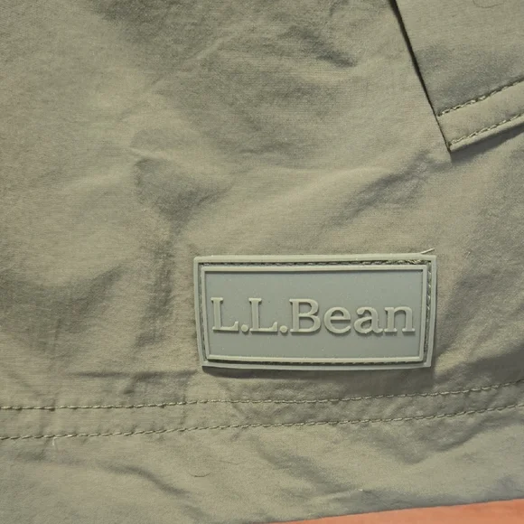 L.L.Bean Men’s Lightweight Jacket Olive Green L Tall Full Zip‎ - Picture 4 of 5